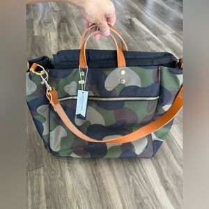 NWT Boulevard Codie Canvas Tote in Camo